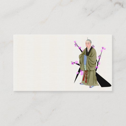 Boeddhist Monk Visitekaartje (Voorkant)