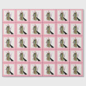 Boeddhist Monk Wrapping Paper Cadeaupapier (Vlak)