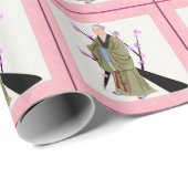 Boeddhist Monk Wrapping Paper Cadeaupapier (Rol Hoek)