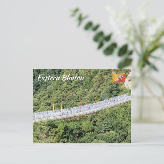 Boeddhist Prayer Flags - Bhutan Briefkaart (Staand voorkant)