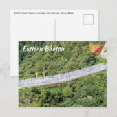 Boeddhist Prayer Flags - Bhutan Briefkaart (Voorkant / Achterkant)