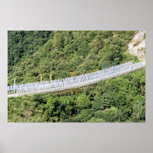 Boeddhist Prayer Flags - Bhutan Poster (Voorkant)