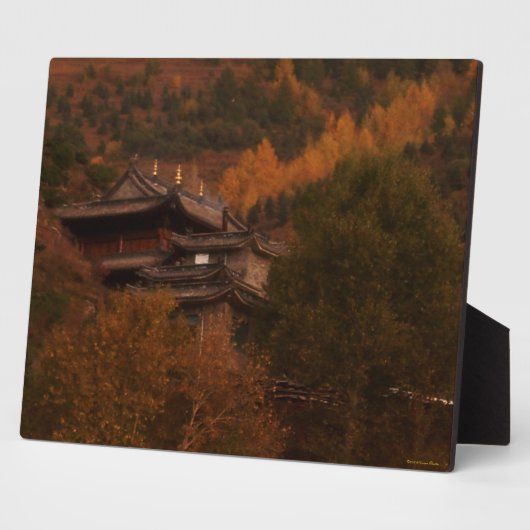 Boeddhist Temple Plaque Fotoplaat (Zijkant)