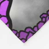 Boeddhist Tuxedo Meditation Cat Fleece Deken (Hoek)