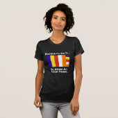 Boeddhisten doen het... om een binnenvrede te bere t-shirt (Voorkant volledig)