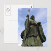 Boeddhistisch beeld van Imayama Kobo Daishi Briefkaart (Voorkant / Achterkant)