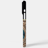 Boeddhistisch beeldhouwen met bladeren en bollen Case-Mate iPhone case (Achterkant / Links)