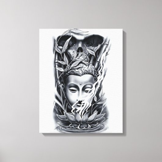 Boeddhistisch Canvas Afdruk (Voorkant)