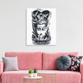 Boeddhistisch Canvas Afdruk (Insitu (Woonkamer))