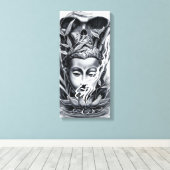 Boeddhistisch Canvas Afdruk (Insitu (Houten vloer))