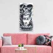 Boeddhistisch Canvas Afdruk (Insitu (Woonkamer))