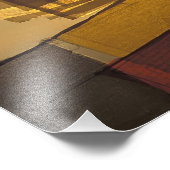 boeddhistisch gebeden vlaggen in de zonsondergang, foto afdruk (Hoek)