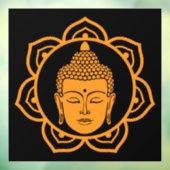 Boeddhistisch huis muurdecor raamsticker (Vel 3)