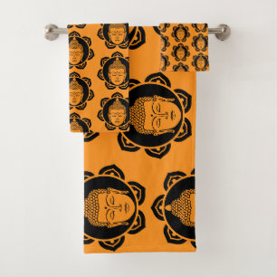 Boeddhistisch huisdecor bad handdoek