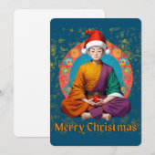 boeddhistisch kerstfeest feestdagenkaart (Voorkant / Achterkant)