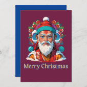 boeddhistisch kerstfeest feestdagenkaart (Voorkant / Achterkant)