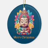 boeddhistisch kerstfeest keramisch ornament (Links)