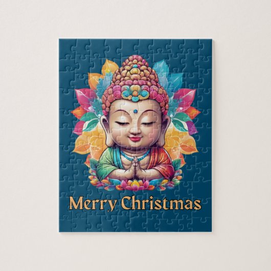 boeddhistisch kerstfeest legpuzzel (Verticaal)