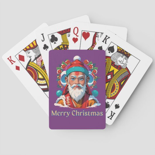 boeddhistisch kerstfeest pokerkaarten (Achterkant)