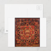 Boeddhistisch Mandala over compassie Briefkaart (Voorkant / Achterkant)