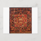 Boeddhistisch Mandala over compassie Briefkaart (Voorkant)