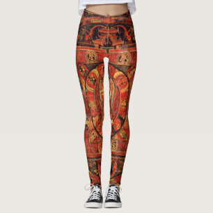 Boeddhistisch Mandala over compassie Leggings