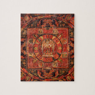 Boeddhistisch Mandala over compassie Legpuzzel
