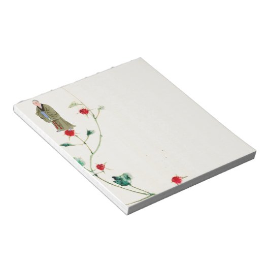 Boeddhistisch Monk Woman's Notitieblok (Schuin)