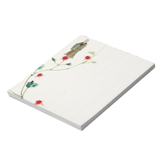 Boeddhistisch Monk Woman's Notitieblok (Linkerzijde)