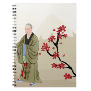 Boeddhistisch Monk Woman's Notitieboek