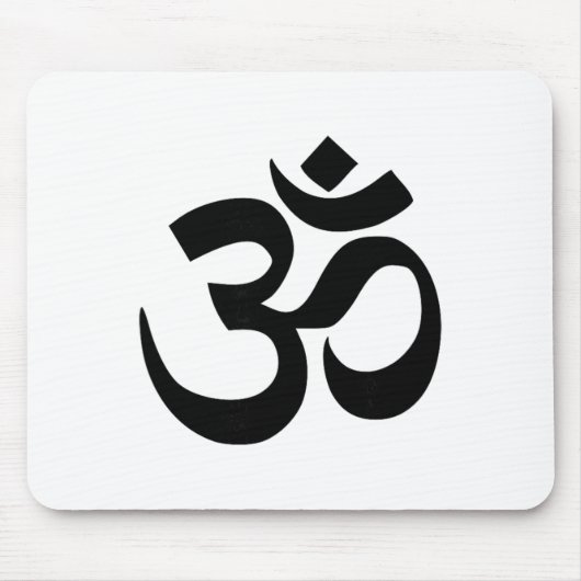 Boeddhistisch Om-symbool Muismat (Voorkant)