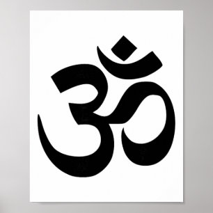 Boeddhistisch Om-symbool  Poster