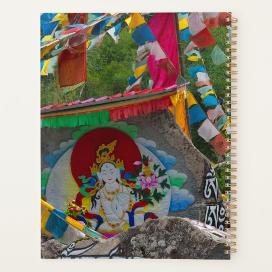 Boeddhistisch schilderen op Rocks Planner (Achterkant)