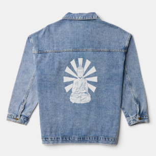Boeddhistisch Spiritueel Mediteren Boeddhisme Boed Denim Jacket