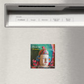 Boeddhistisch standbeeld, klooster Palcho - Gyants Magneet (Insitu (Vaatwasser))