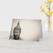 Boeddhistisch Wenskaart Kaart (Gele Bloem)