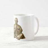 Boeddhistische 3D-monnik Koffiemok (Voorkant rechts)