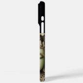 Boeddhistische beeldhouwkunst van een serene figuu Case-Mate iPhone case (Achterkant / Links)