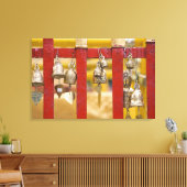 Boeddhistische bellen bij Doi Suthep-tempel Canvas Afdruk (Insitu (Woonkamer))