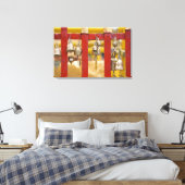 Boeddhistische bellen bij Doi Suthep-tempel Canvas Afdruk (Insitu (Slaapkamer))