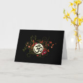 Boeddhistische BloemenOm Kaart (Gele Bloem)