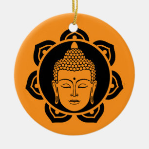Boeddhistische Bodhi Dag Keramisch Ornament