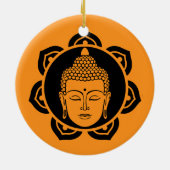 Boeddhistische Bodhi Dag Keramisch Ornament (Achterkant)