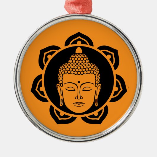 Boeddhistische Bodhi Dag Metalen Ornament (Voorkant)