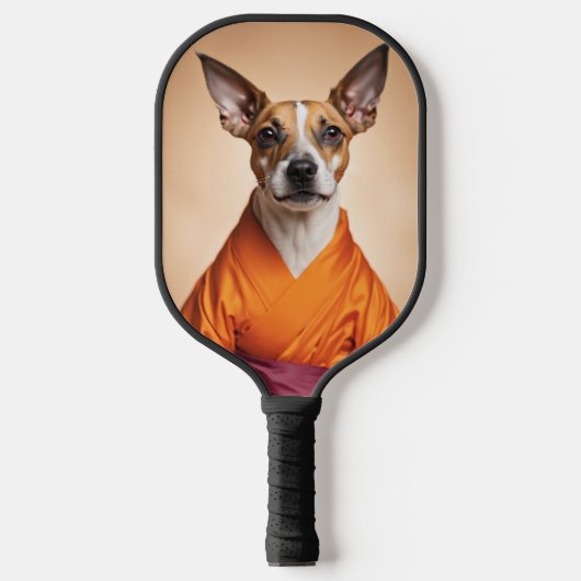 Boeddhistische Braziliaanse Terriër Pickleball Paddle (Voorkant)