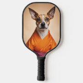 Boeddhistische Braziliaanse Terriër Pickleball Paddle (Achterkant)