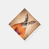 Boeddhistische Braziliaanse Terriër Servet (Hoek)