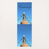 Boeddhistische domma met gebedsvlaggen Thunder_Cov Yogamat (Achterkant)