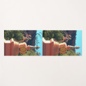 Boeddhistische domma met gebedsvlaggen Thunder_Cov Yogamat (Voorkant (horizontaal))