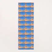 Boeddhistische domma met gebedsvlaggen Thunder_Cov Yogamat (Achterkant)